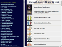 Tablet Screenshot of carnivalglass101.carnivalheaven.com